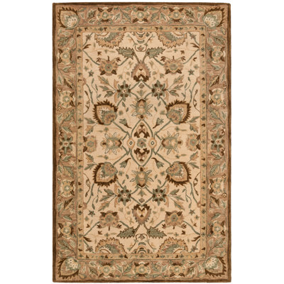 Tapis oriental en laine touffeté à la main Desmonde