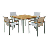 Tivoli Outdoor 5 - Piece Teak Dining Set