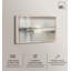 Décoration murale neutre Misty Horizon Shadowbox par Art Remedy, cadre blond, 45 x 30-1419446061-1419446034