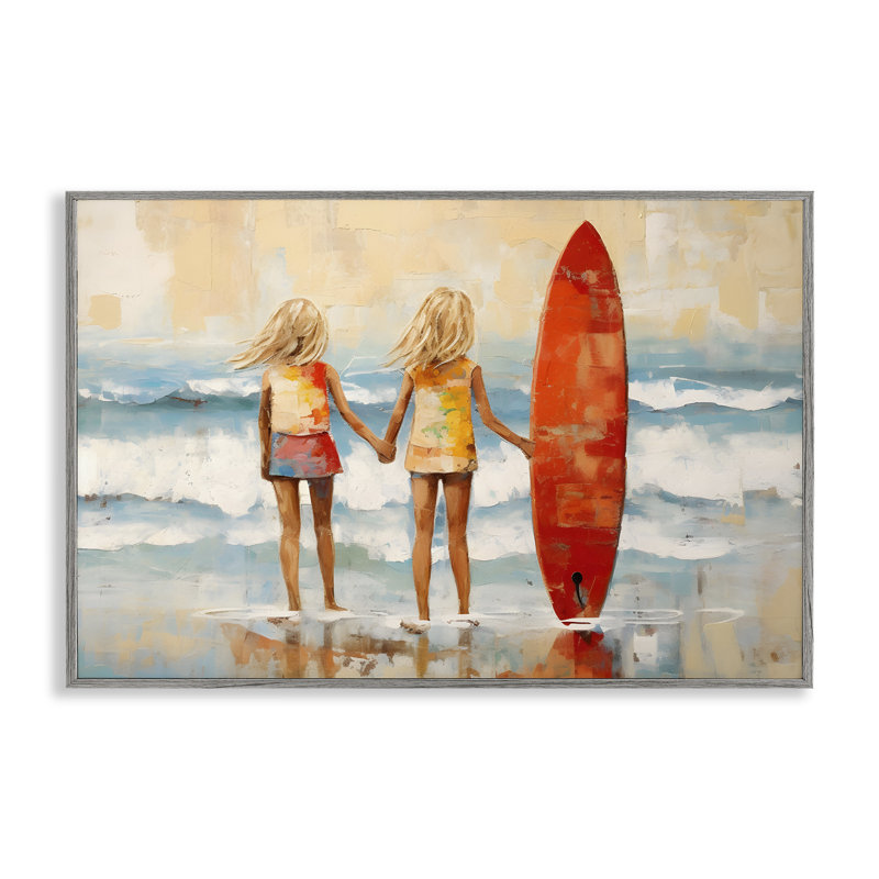 Art pour enfants et plage, estampe numérique par Petal Prints Design, Estampe numérique Farmhouse, H 12 po x l 18 po
