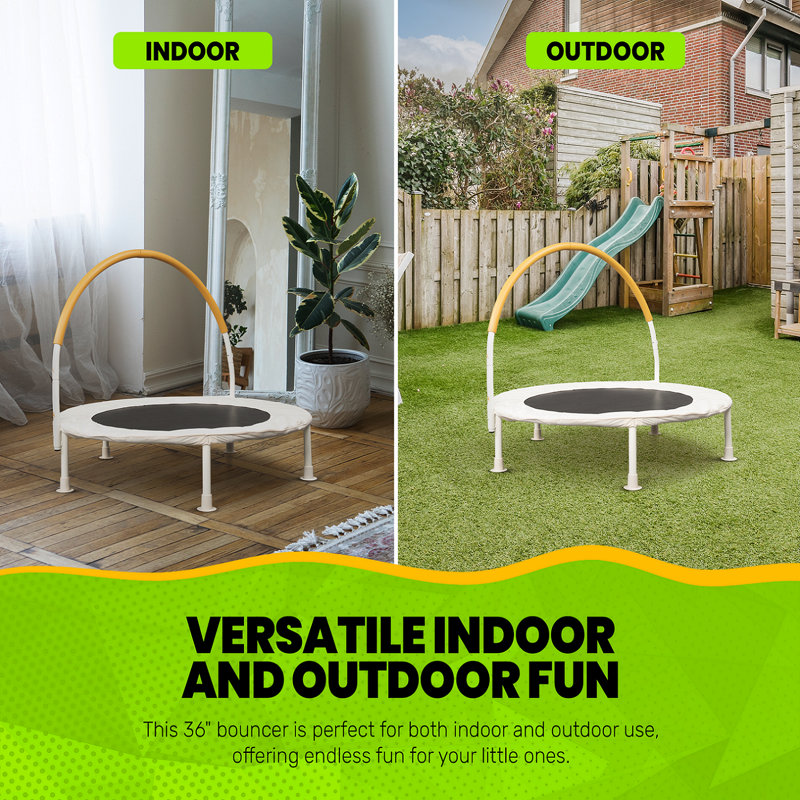 Trampoline pour tout-petits d'intérieur et d'extérieur de 36 pouces Jumpking