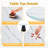 Marble Look Dining Room Table Set With Chairs – Elegant, Durable, Easy To Maintain-1709388736-1708088367