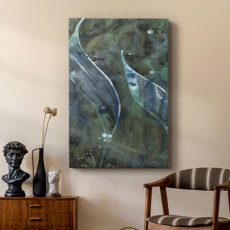 «Commençant dans la grande profondeur», galerie Cavas personnalisée, H 48 po x l 32 po