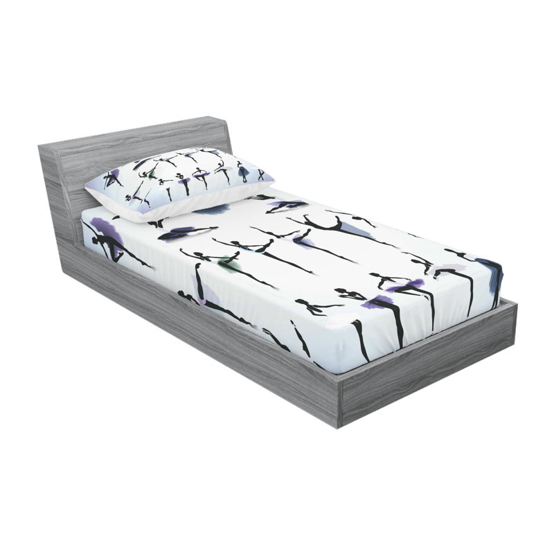 Microfiber Sheet Set, Twin XL Sheet Set with 1 Pillowcase