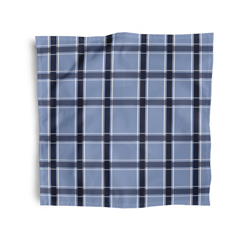 Lamicheal Criss Cross Applesauce Napkins, Navy