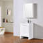Ensemble de meuble-lavabo pour salle de bain simple 25 po avec miroir Artemis-24551210