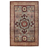 Aryana Wool Oriental Area Rug in Red