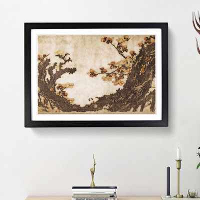 Ancient Plum Tree by Katsushika Hokusai - Single Picture Frame Painting