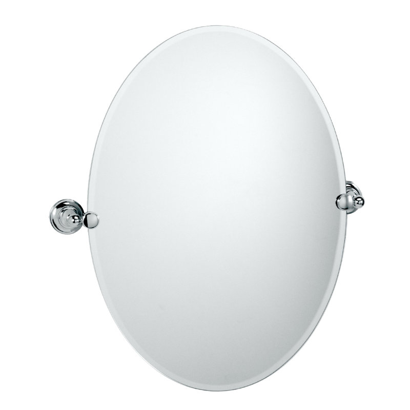 Miroir mural Tiara, H 26,5 x l 24 po, Chrome