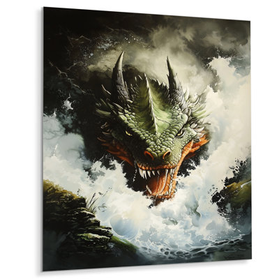 Dragon Fury Unleashed - Dragons, impression murale sur métal