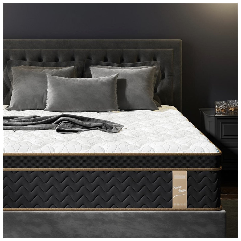 Mattress, 10 Inch Plush Hybrid Mattresses With Gel Memory Foam, Fiberglass-Free Mattress In A Box, Individual Pocket Spring-Motion Isolation-Edge Support,Certipur-US Certified