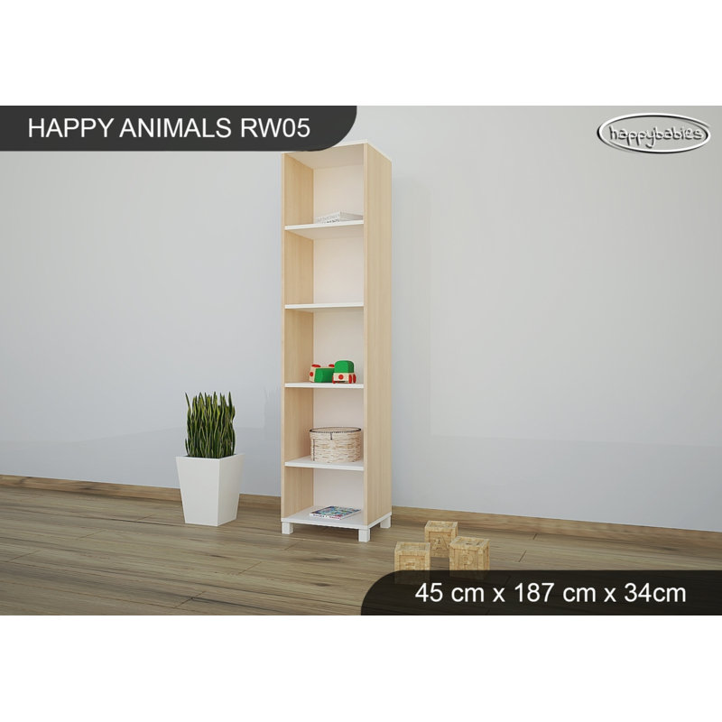 Cube Unit Kids Bookcase, Bright Pear Tree, 177cm H x 60cm W x 34cm D