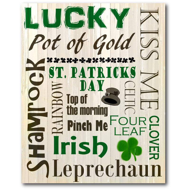 Luck of the Irish Gallery Wrapped Canvas