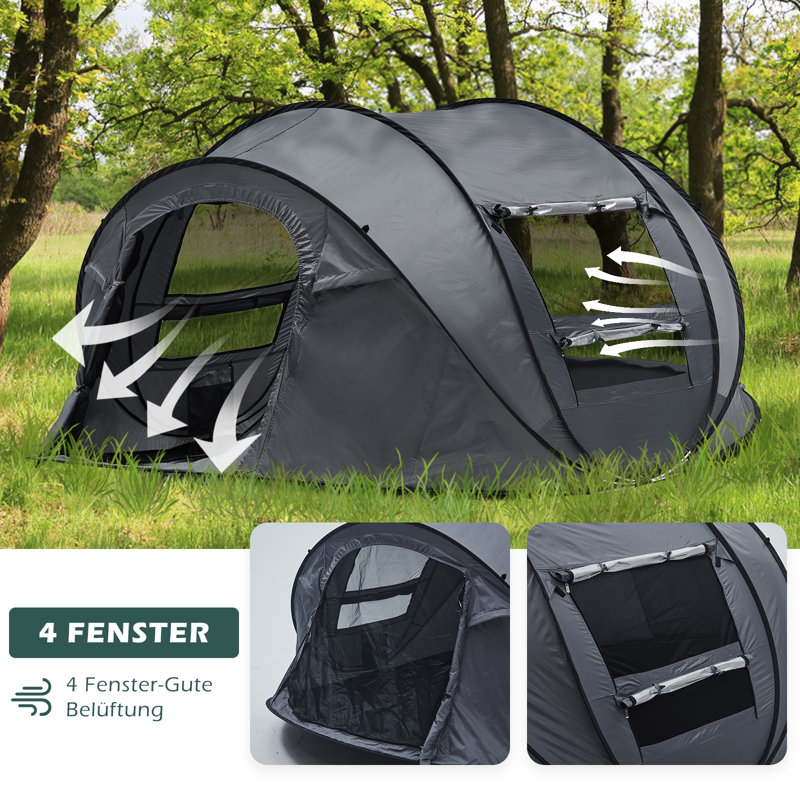 Carolynne 2 Person Tent, Grey