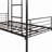 Bunk Bed, Metal Frame With Ladder