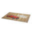 Paillasson rouge 18 po x 30 po Welcome