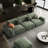 Green Polyester Modular Sofa-1172778921-1172778924