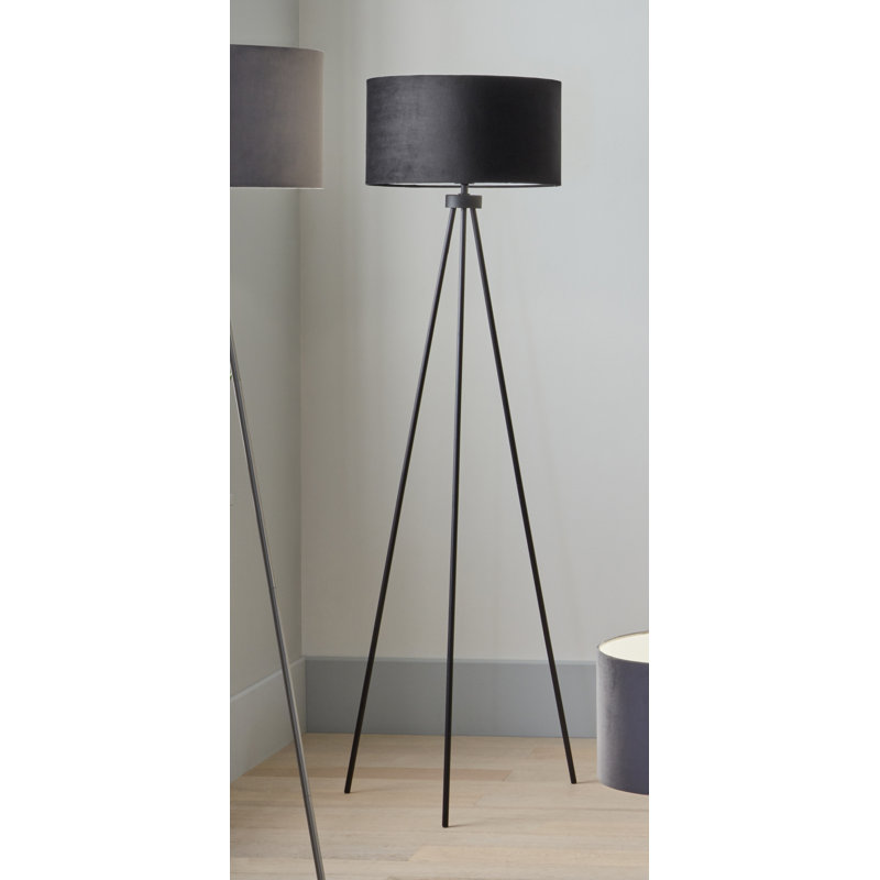 Lew 158.5cm Matte Black Tripod Floor Lamp