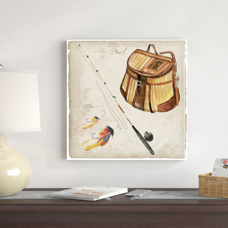 " Tackle Box I ", 20" H x 20" W x 1.25" D