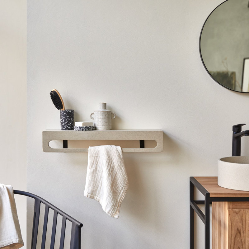 Clea 60cm Wall Mounted Required Towel Bar, Confetti