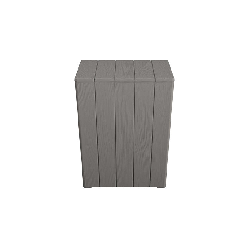 COSCO Gray and Black 3-Piece Resin Chat Set with Coffee Table