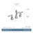 Wynford Widespread Bathroom Faucet with Drain Assembly-13749184