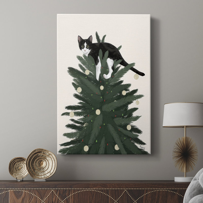 Rascal Cat V -Gallery Wraraped Cavas, H 18 po x l 12 po