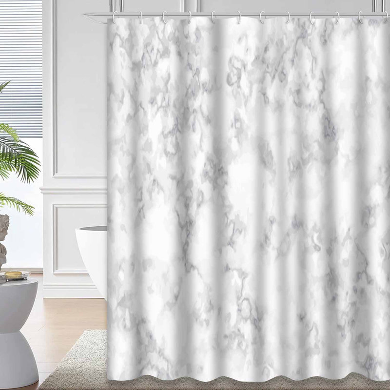 Rideau de douche Marble, L 72 po x l 78 po
