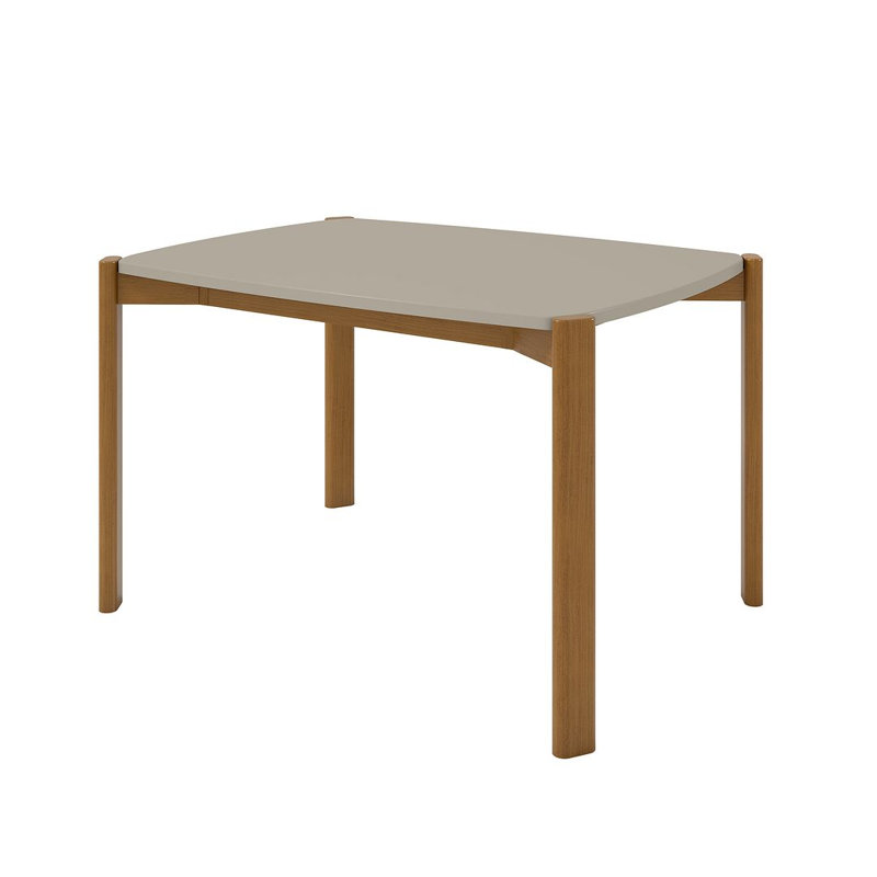 Table de salle à manger Gales, Grège, L 35,43 po x L 47,24 po