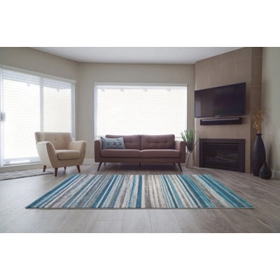 Crossett Striped Indoor Rug