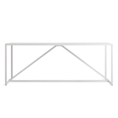 Strut 75'' Metal Outdoor Dining Table