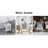 Jiyah Mirrored Glass Top End Table
