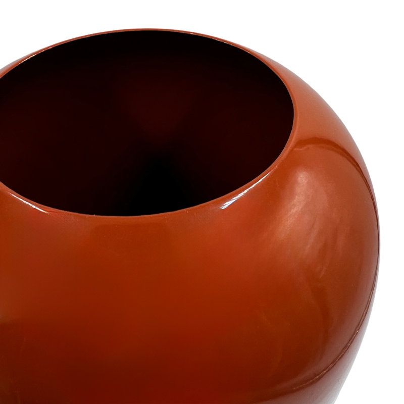 Vase de table en fer Keyrin, Orange