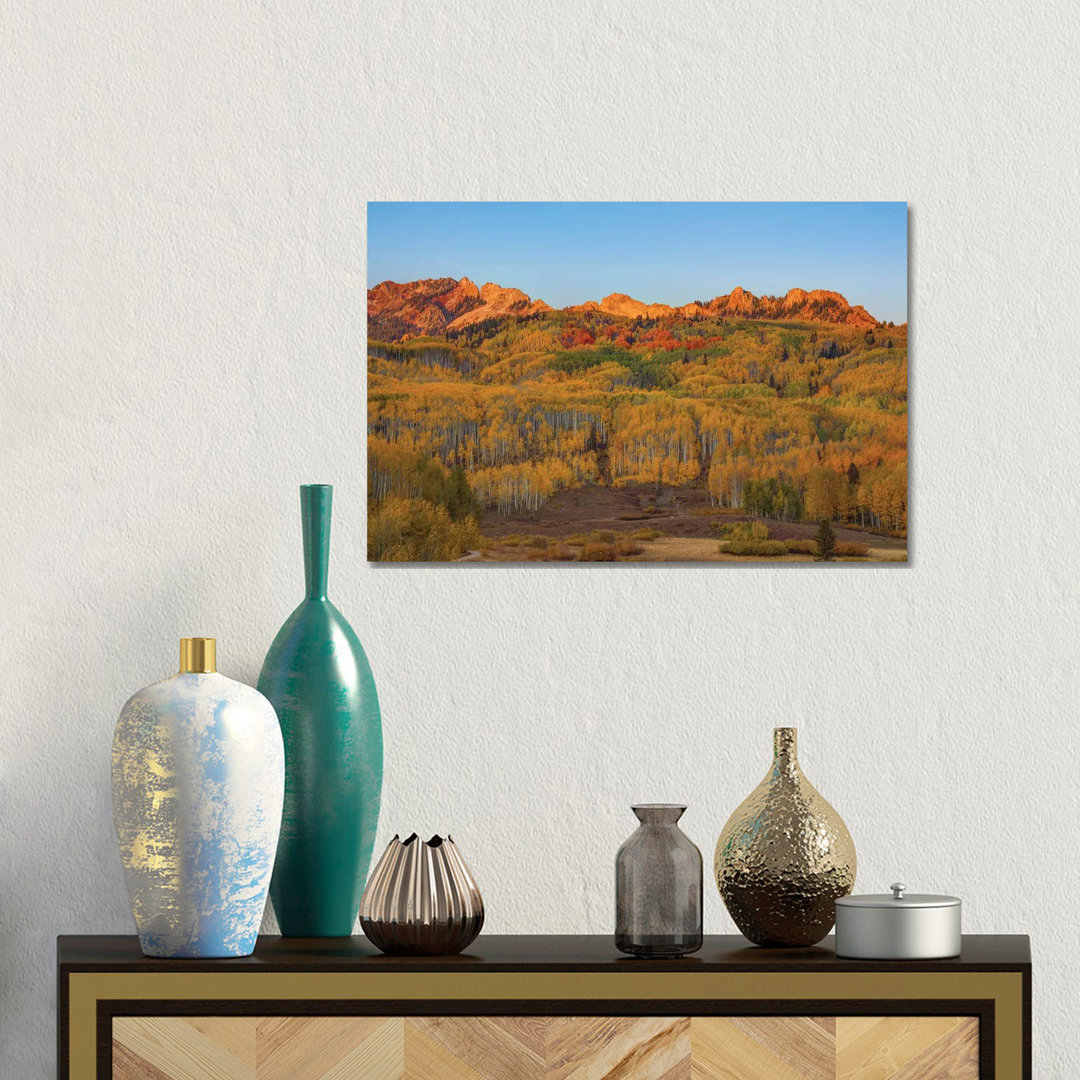 Fall Into Autumn von Bill Sherrell - Galerie-verpackte Leinwand Giclée