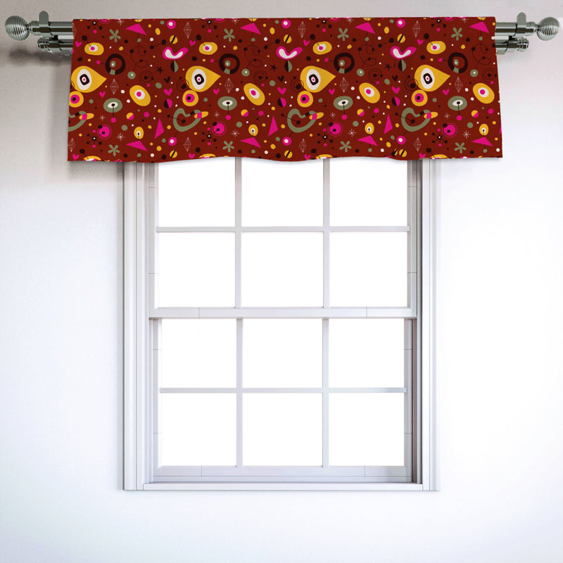 Sateen Ruffled Window Valance