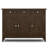 51"W Solid Wood 3-Shelf Entryway Storage Cabinet with Adjustable Shelves