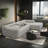 Luxurious Modular Sofa With Plush Foam And Ergonomic Design For Ultimate Comfort-1475391909