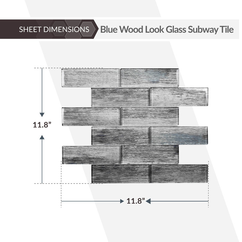 1.9 in. x 5.9 in. Glossy Tile