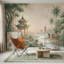 Papier peint amovible paysage asiatique Pavillon de la Pagode-1302430006-1302429962