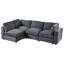 Canapé modulaire convertible 4 pièces Brisia-363168005