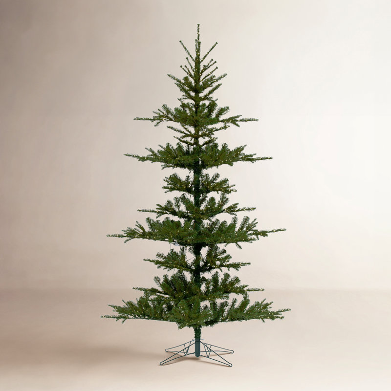 7.5' H Lighted Artificial Pine Christmas Tree