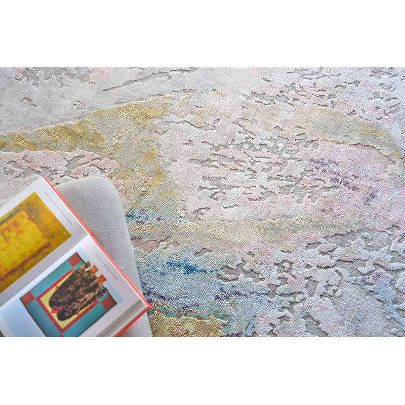Floor Art Abstract Area Rug, Rectangle 4' x 6'
