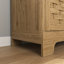 Armoire à café, buffet avec tiroir et tablette réglable, armoire de rangement avec porte de grange
