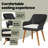 vidaXL Garden Dining Set with Cushion 3 pcs Black Poly Rattan-991603226-991603227-991603225