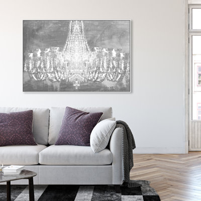 " Gala Night Silver Chandeliers "