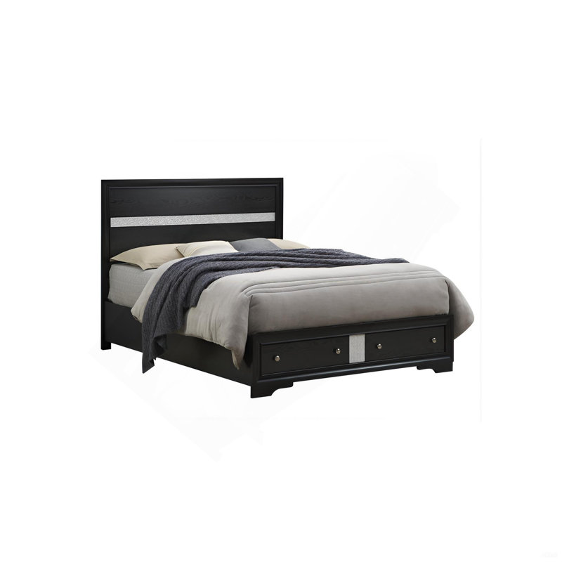 Madrid BED, Black, Queen