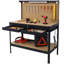 Table de travail en acier avec outils