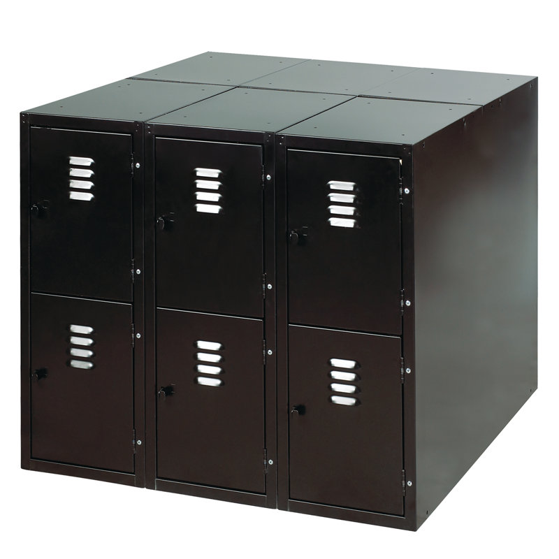 Base de casier, 31" H x 12" L x 21" P, Deux casiers verticaux