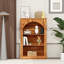 48" Tall 3-Tier Arched Open Freestanding Bookcase