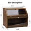 Boîte à pain en bambou double couche-650545188